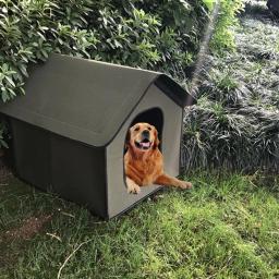 Impermeável dobrável Pet House, Canil intempéries do cão, Cat Shelter for Pet, Indoor Outdoor Sleeping - Image 3