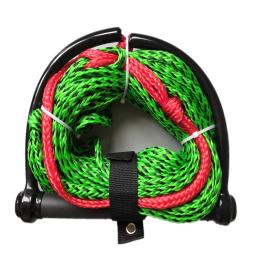 Corda de waterski e wakeboard de alta qualidade verde waterski euquipment trela/corda de linha de wakeboard de esqui aquático com alça - Image 1