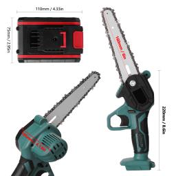 21v portátil mini serra de poda elétrica recarregável pequena madeira spliting motosserra ferramenta para jardim pomar ramo clipe ferramentas elétricas ferramentas elétricas - Image 5