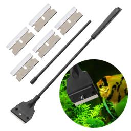 Lâmina De Raspador De Algas De Aquário De Aço Inoxidável, Água Aquática, Planta Viva, Limpeza De Grama, Conjunto De Kit Multi-Tool Cleaner - Image 1