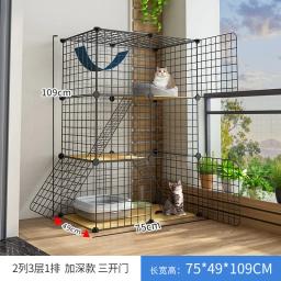 Pequena casa para gatos com espaço livre para banheiro, gaiola interna para gatos, villa doméstica, pequena casa para gatos, bolsa para gatos - Image 6