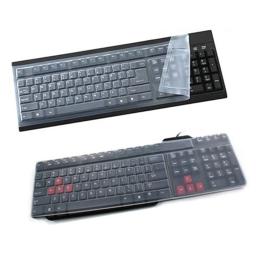 Capa universal para teclado de silicone, 108 teclas, desktop, computador, película protetora, 17 polegadas - Image 6