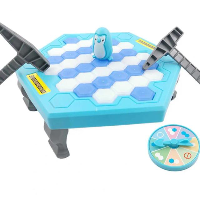 Brinquedo Educativo Infantil: Aventura de Quebra-Gelo para Salvar o Pinguim - Presente Divertido em Plástico para Toda a Família
