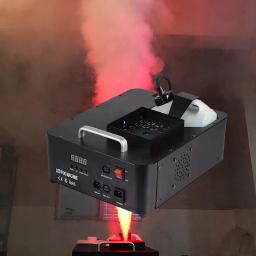 Máquina de fumaça para palco de dj, alta potência, 24x9w, rgb, 3 em 1, led 1500w, máquina de neblina, controle remoto, vertical, dmx, festa, música, casamento - Image 1