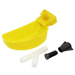 Bebedouro pequeno pássaro amarelo, pombos e codornas, copo beber automático, tigelas de beber água potável para aves, alimentador - Image 3
