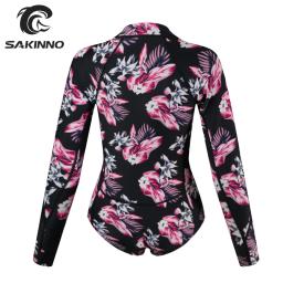 Roupa de mergulho de neoprene para mergulho, 2mm, manga longa, estampa frontal com zíper - Image 5