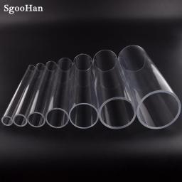 Tubo de acrílico transparente para aquário, 1 peça, o.d, 50 ~ 110mm, abastecimento de água, jardim doméstico, diy, acessórios de rega, 32cm - Image 4