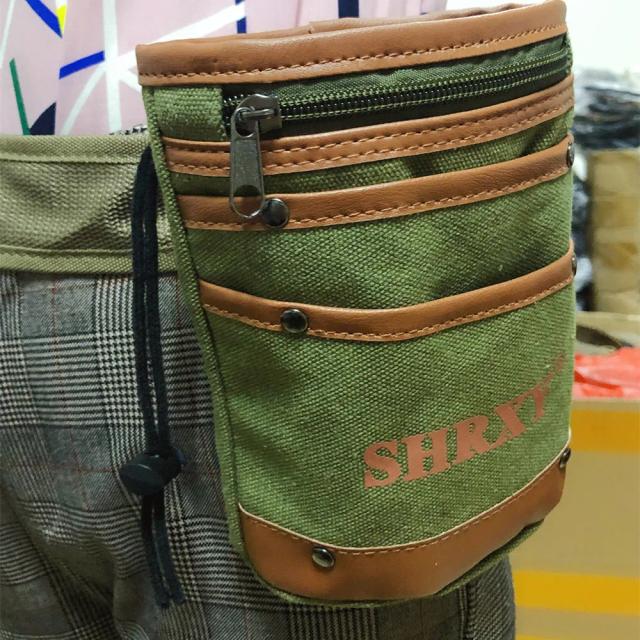 Bolsa Combinada para Escavador de Cordão e Saco de Reciclagem com Espátula para Detecção de Metais em Pequenos Bolsos