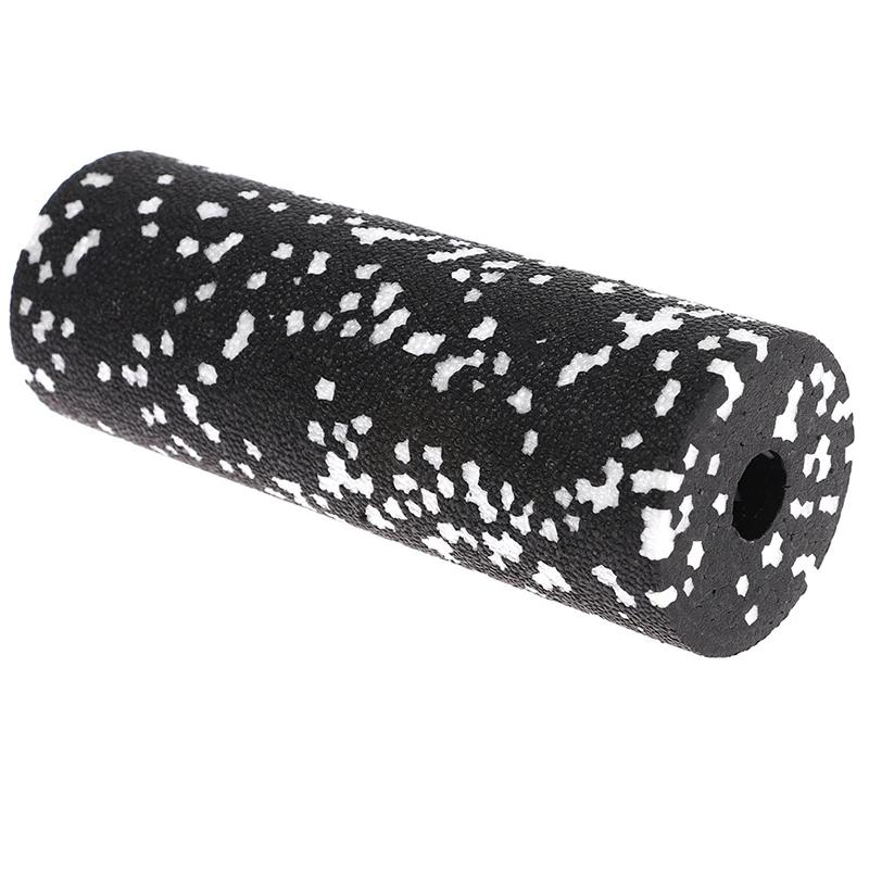 1 pçs epp oco yoga coluna espuma blocos de rolo massagem yoga bola ginásio pilates yoga exercício equipamentos fitness preto - Image 1