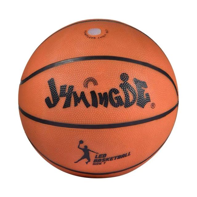 Basquete de Borracha com LED Brilhante para Treinamento e Performances Freestyle