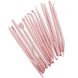 Conjunto de escultura em argila e plástico de 14 tamanhos, conjunto para decoração de bolo, ferramentas para moldar argila, brinquedos, ferramentas para modelagem de argila e polímeros - Image 6