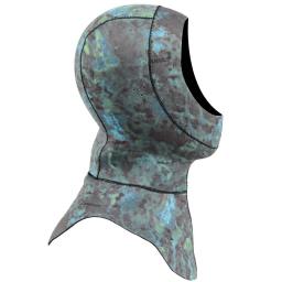 Touca de mergulho de neoprene para praia, proteção para os cabelos, com ombro e cobertura de pescoço - Image 3