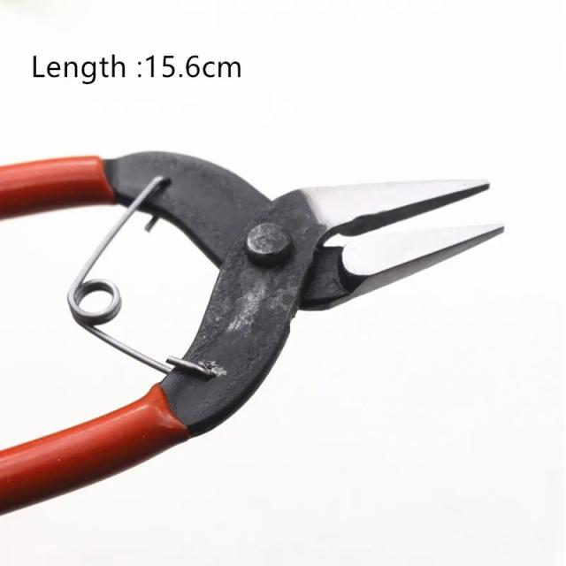 Alicate Looper de Fio com Nariz Redondo Longo e Fio Côncavo para Artesanato em Miçangas e Joias DIY HK044