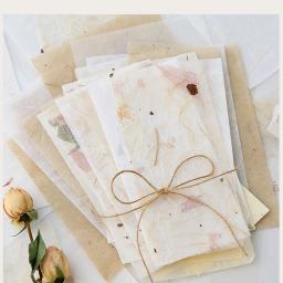 30 peças de papel de tecido para scrapbooking, papel kraft com pele de cebola, decoração para livros de recortes, material especial de floral, colagem, materiais de artesanato diy - Image 2