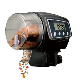 Alimentador de peixes automático para aquário, temporizador inteligente para alimentação de peixes, com temporizador de alimentação automática, 12/24 horas de alimentação - Image 2