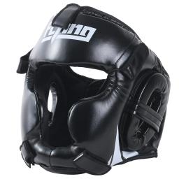 Capacete de boxe muay thai, protetor de cabeça com máscara, equipamento para treino de artes marciais, mma, muay thai, protetor de cabeça, novo - Image 3