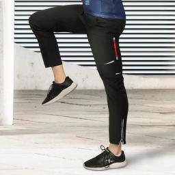Unisex reflexivo suor-absorvente calças de ciclismo, calças de bicicleta, confortável, respirável, bicicleta, MTB, esportes, primavera, verão - Image 1