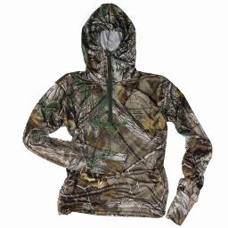 Roupas de pesca de proteção solar seca rápida masculina, caça ao ar livre relógio de aves, camisa Bionic Camo, Stretch respirável com capuz, verão - Image 4