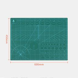 A2 placa de corte grade linha auto-cura placa de corte ofício cartão multicolorido dupla face desktop almofada de corte manual 60*45cm - Image 6