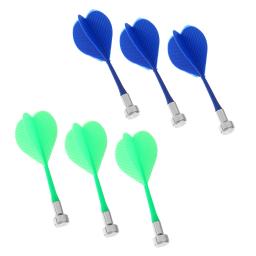 Conjunto de dardos magnéticos reposição de segurança para jogos, 3 pçs azul real verde - Image 5