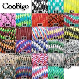 1 pçs cabo paracord para sobrevivência pára-quedas cordão acampamento ao ar livre escalada tenda corda caminhadas varal acessórios 4mm - Image 2