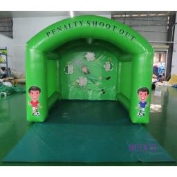 Portão inflável com envio aéreo grátis, 3x2.5m, grande alvo de dardo, chute infantil, goleira de futebol - Image 1