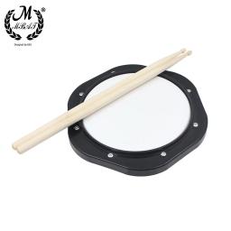 M mbat 10 polegadas peças de prática tambor mudo se encaixa jazz bateria exercício abs almofada e saco treinamento instrumentos percussão montagem - Image 4