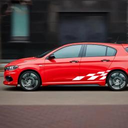 Carro Ambos Os Lados Adesivos DIY Corrida Esporte Styling Vinil Decalques Decor Decalque Gráficos Para Audi Hyundai Jeep Nissan Subaru Ford Mini - Image 3