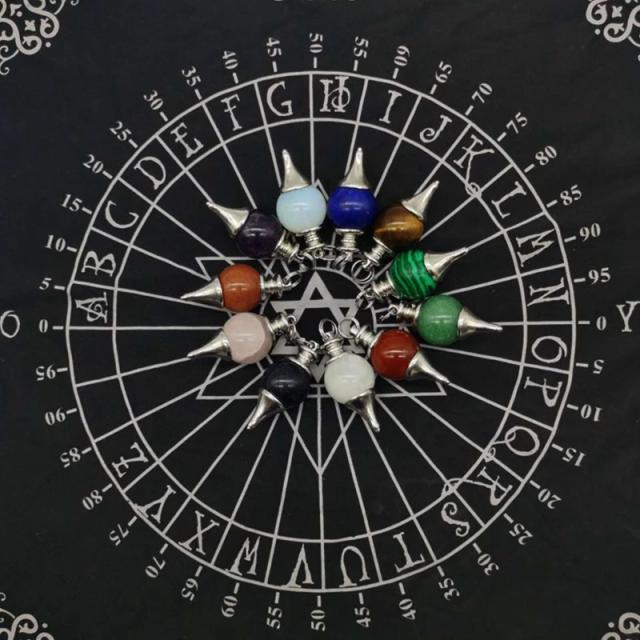 Toalha de mesa mágica para tarô e pêndulo com pentáculo - 30x30cm - Ideal para adivinhação e leitura de cartas