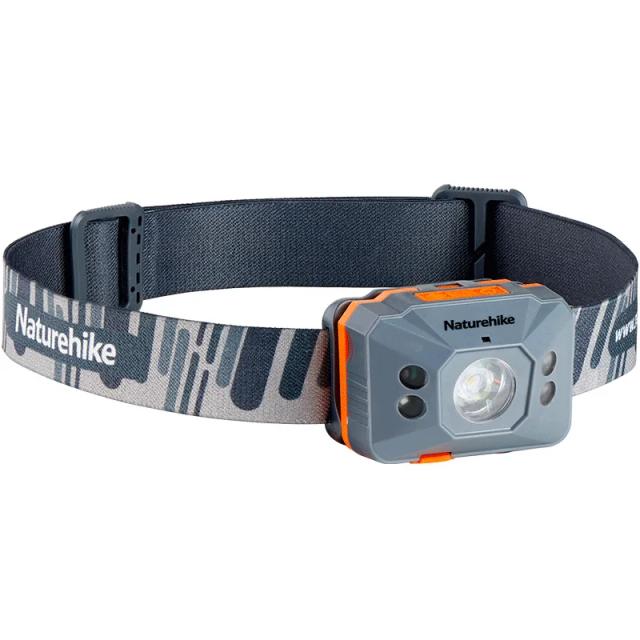 Lanterna de Cabeça Portátil Naturehike: LED Ultraleve com Interruptor de Indução, Ideal para Acampamento, Corrida e Caminhadas, À Prova d'Água
