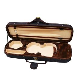 Estojo de violino quadrado com higrômetro, caixa de espuma preta, acessório para violino 4/4, 1/2, 1/4, 1/8 - Image 4
