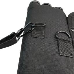 Novo tiro com arco quiver 3 tubos aljava setas titular portátil de volta para tiro com arco - Image 5