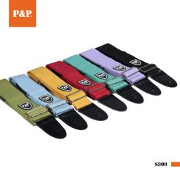 Ajustável Pure Cotton Guitar Strap, cinto, elétrico, acústico, Folk, guitarra Peças e acessórios - Image 2