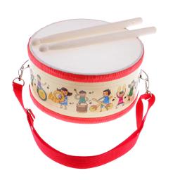 Poliéster Snare Drum for Children, conjunto de percussão manual, brinquedos educativos para crianças, instrumento musical, 1 a 10 anos - Image 4