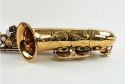 Vi saxofone alto de alta qualidade e-flat sax profissional instrumento musical latão banhado a ouro sax pérola botões com caso - Image 4