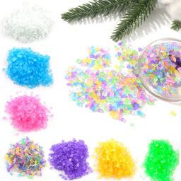 Contas de vidro para mar cristais aurora, pedras de aquário, amostra para kit de fabricação de resina epóxi de bijuteria, enchimento de arte - Image 1