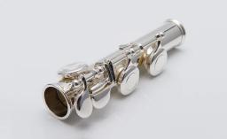Jm MCL-300 aberto/fechar buraco c flautas 16 chaves banhado a prata flauta conjunto instrumento musical com flauta suporte caso ferramenta de limpeza - Image 4