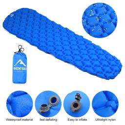 Widesea-Camping Colchão Inflável na Tenda, Cama De Acampamento Dobrável, Almofada De Dormir, Cobertor De Piquenique, Esteira De Ar De Viagem, Equipamento De Acampamento - Image 2