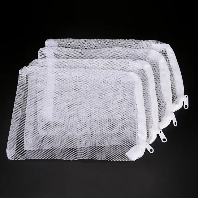 Saco de Filtro para Aquário com Rede e Isolação de Tanque - Conjunto de 10 Peças para Remoção de Carbono e Amoníaco