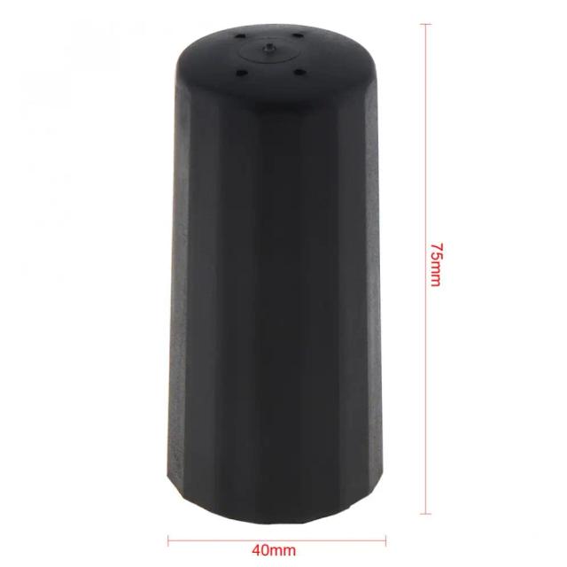 Tampa Protetora Universal de Plástico para Boca de Saxofone e Clarinete com Ligadura de Couro