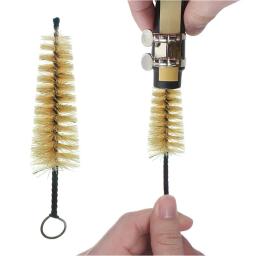 Escova de limpeza bocal, com cerdas de metal, para instrumentos de sopro, trompete, acessórios - Image 2