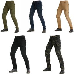 Volero 2022 novo quatro estações da motocicleta equitação jeans hóquei calças de motocross proteção 06 preto verde masculino engrenagem proteção - Image 6