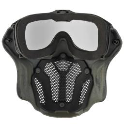 Máscara tática de proteção facial completa, óculos destacáveis de airsoft com sistema de ventilador antiembaçante, acessórios de paintball para motocross - Image 6