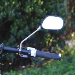 1 par de espejos retrovisores de bicicleta ciclismo de amplio alcance Reflector de mirilla ángulo ajustable espejos izquierdo derecho - Image 6