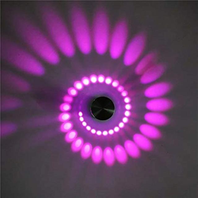 Luz de parede LED espiral RGB com controle remoto - ideal para Hall, KTV, Bar e decoração de ambientes