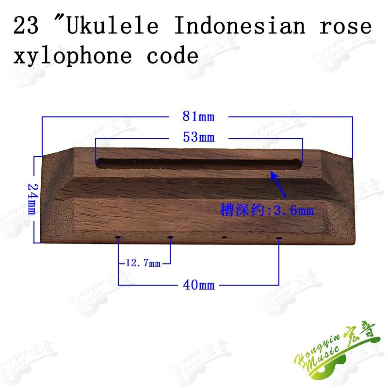 Ukulele madeira rosa 2,326 "clássica quintal da guitarra drive corda stringer slat acessórios de material - Image 1