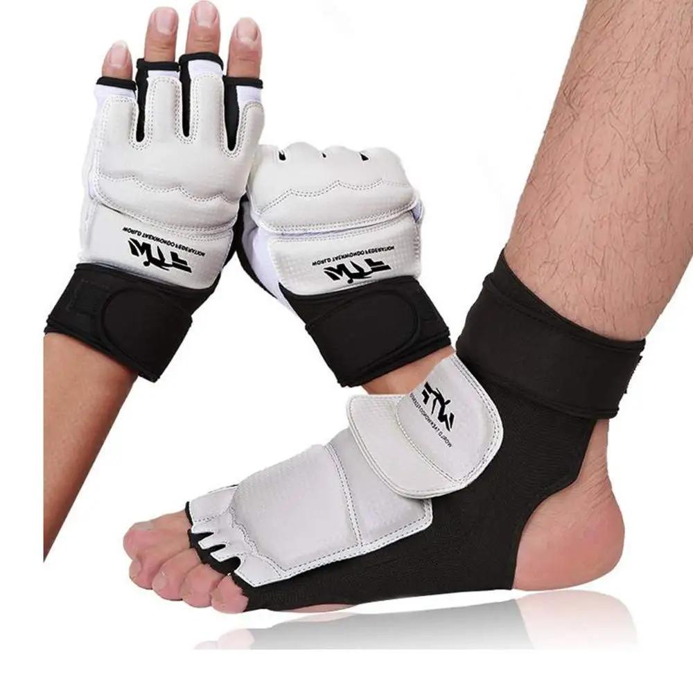 Taekwondo Glvoes Karate Vest Protetor Corporal Sparring Gear Adulto Crianças Braço Shin Peito Guarda Capacete MMA Conjunto de Treinamento Equipamento - Image 1