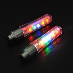 Lâmpada de led para pneu da roda de bicicleta, 2 peças, pisca-pisca, luzes de segurança para roda de bicicleta - Image 4