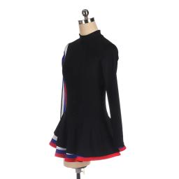 Nasinaya-Vestido de Patinação Artística Feminina, Vestido de Treino Infantil, Competição de Ginástica Rítmica, Top com Saia - Image 4