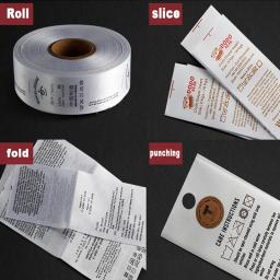 Width2cm personalizado fita de cetim de seda impressão/vestuário/vestuário etiqueta de cuidados/impresso/lavável etiqueta/tag - Image 3